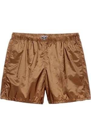 Prada Logo swim trunks