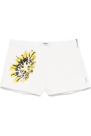 Msgm Floral-print shorts