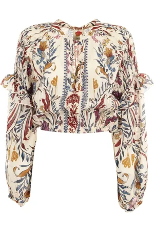 Farm Rio Romantic Lightness blouse
