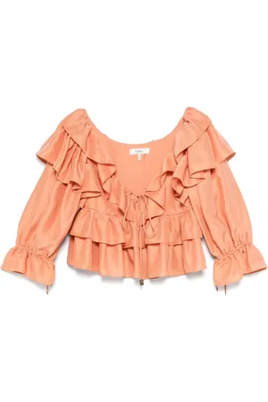 Chloé Ruffled cropped top