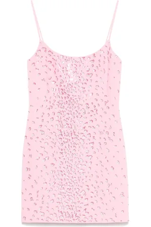 BLUMARINE Crystal-embellished mini dress