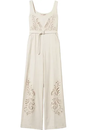 Twin-Set Broderie-anglaise jumpsuit