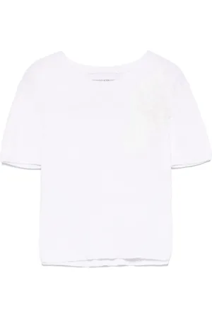 ERMANNO SCERVINO Corded-lace T-shirt