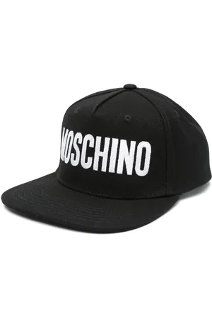 Moschino Logo-embroidered canvas hat