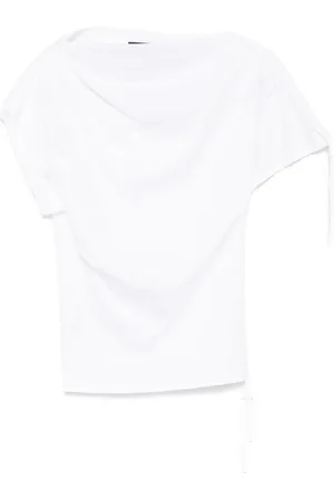 JUUN.J Asymmetric neck T-shirt