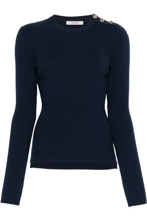 Dorothee Schumacher Buttoned-shoulder sweater