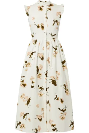 Erdem Flared sleeves midi dress