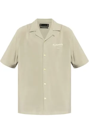 AllSaints Logo-print shirt