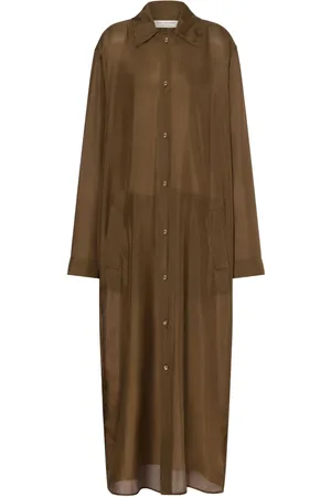 Serafini Silk single-breasted coat