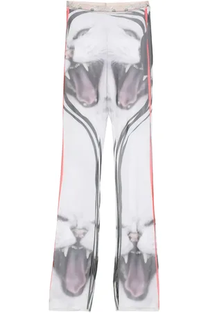 OTTOLINGER Cat-print mesh trousers