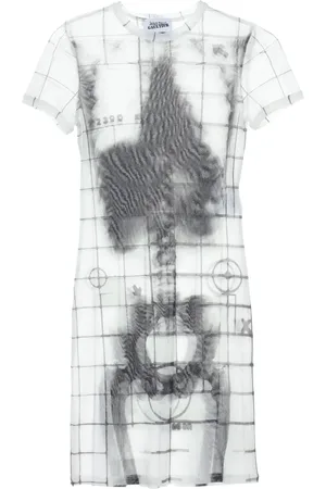 Jean Paul Gaultier Squeletor mini dress