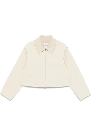 Sandro Corduroy-collar jacket