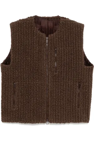 Issey Miyake Fleeced pleats gilet