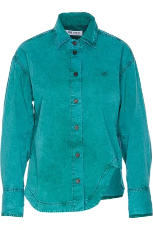 The Attico Logo-embroidered jacket