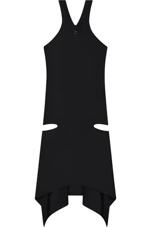 Courrèges Criss-cross jersey mini dress