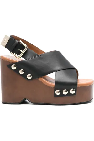 Maje 100mm platform sandals