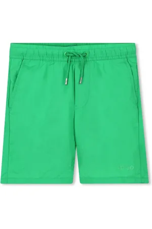 HUGO BOSS Logo-print swim shorts
