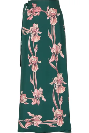 La DoubleJ Floral-print sarong skirt