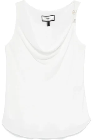 NISSA Piercing-detail blouse