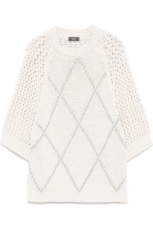 PESERICO SIGN Punto Luce-chain sweater