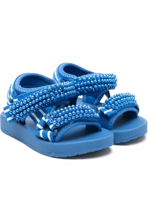 MONNALISA Faux-pearl embellished sandals