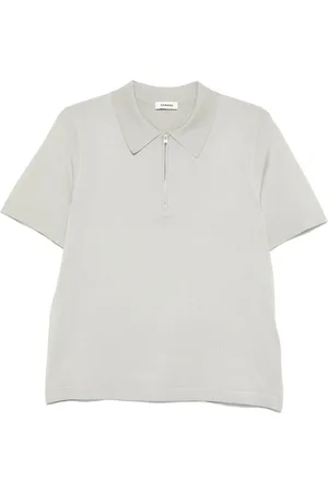Sandro Fine-knit polo shirt