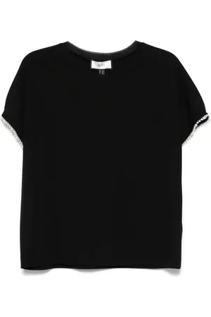NISSA Faux-pearl T-shirt