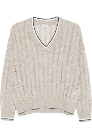 Brunello Cucinelli Sequin-embellished sweater
