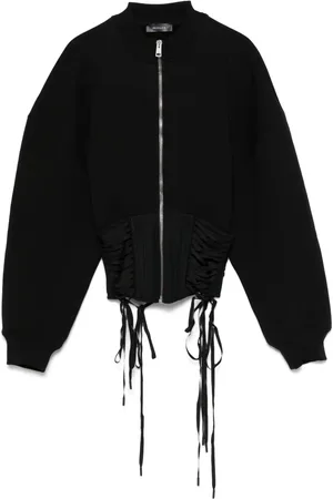 MUGLER Laced corset sweatshirt
