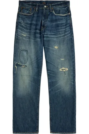 Ralph Lauren Straight-leg distressed jeans