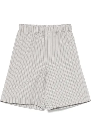 Il gufo Halo-stripe shorts