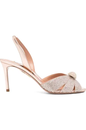 Aquazzura 80mm crystal-embellished pumps