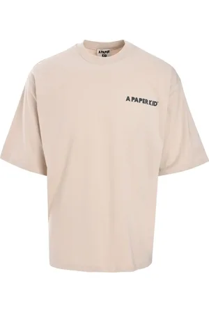 A PAPER KID Logo cotton t-shirt