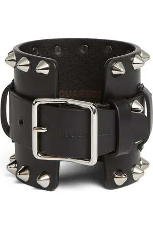 Dsquared2 Spiked stud leather bracelet