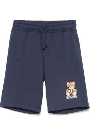 Moschino Leo Teddy-print shorts
