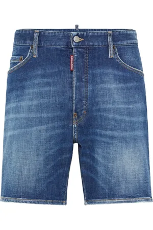 Dsquared2 Stretch-cotton denim shorts