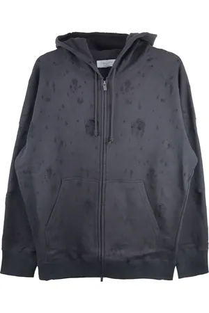 YOHJI YAMAMOTO Cotton zip-up hoodie