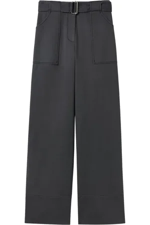 ST. JOHN Cotton canvas trousers