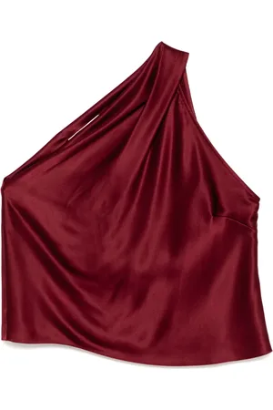 Michelle Mason Asymmetrical halter neck top