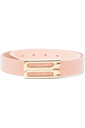 Victoria Beckham Crocodile-embossed belt
