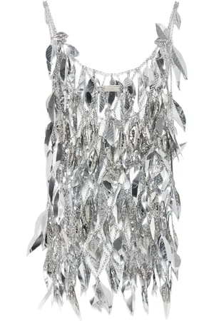 Paco rabanne Chainmail scoop-neck top
