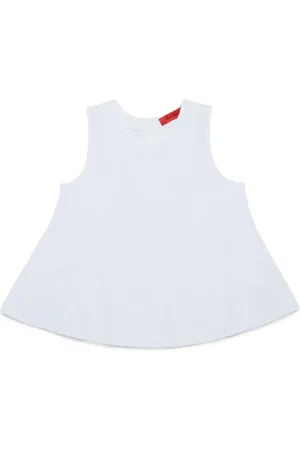 MAX&Co. Kids Logo-embroidered blouse