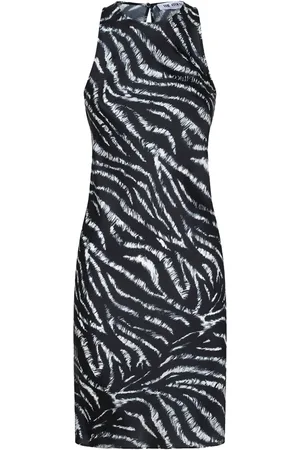 The Attico Zebra-print mini dress