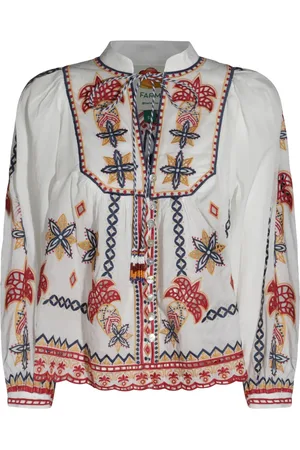 Farm Rio Embroidered blouse