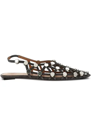 The Attico Grid ballet flats