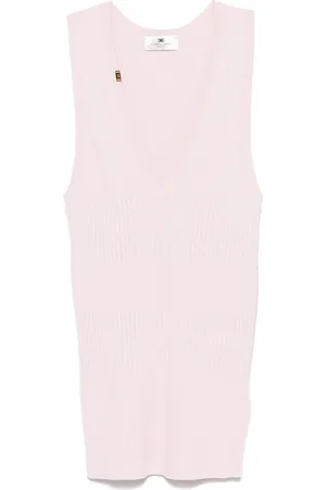 Elisabetta Franchi Ribbed-knit tank top