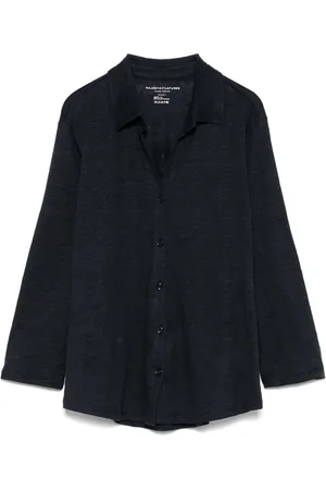 Majestic Slub-texture shirt