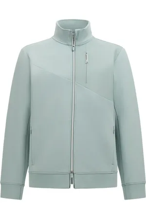 Boggi Milano Zip-up scuba sweatshirt