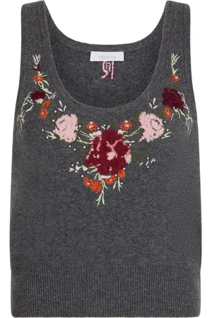 Paco rabanne Embroidered tank top