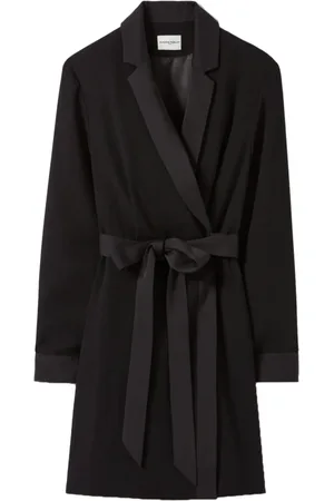 Claudie Pierlot Lapel-collar wrap dress